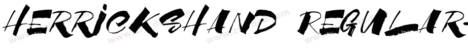 HerricksHand Regular字体转换